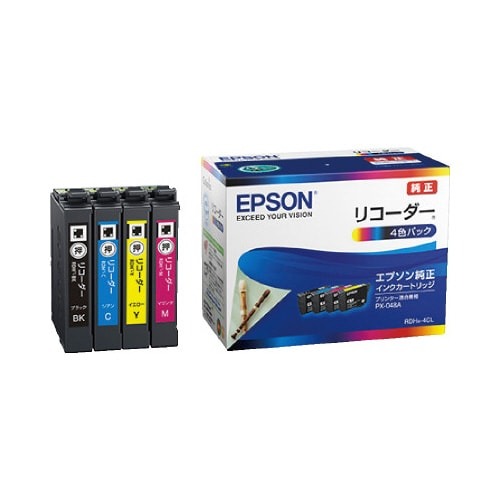 純正インク　ＲＤＨ－４ＣＬ（リコーダー）４色パック画像