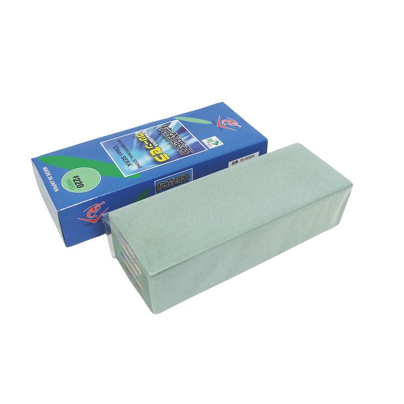 砥石 抗菌クリーンセラ＃220荒砥石 3丁掛 新潟ナニワ画像