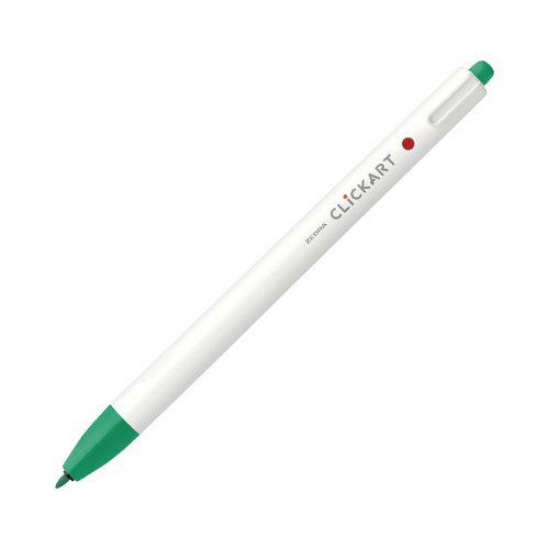 水性ペン　クリッカート　緑画像