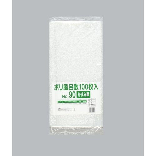 ポリ風呂敷 No.90 かすみ草 福助工業 100枚入り画像