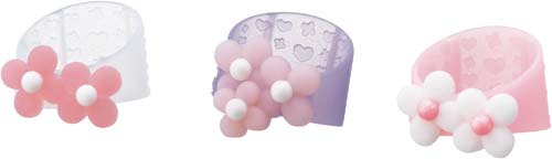 指サック　メクリッコＳｗｅｅｔ　フラワー２　Ｓ×３画像