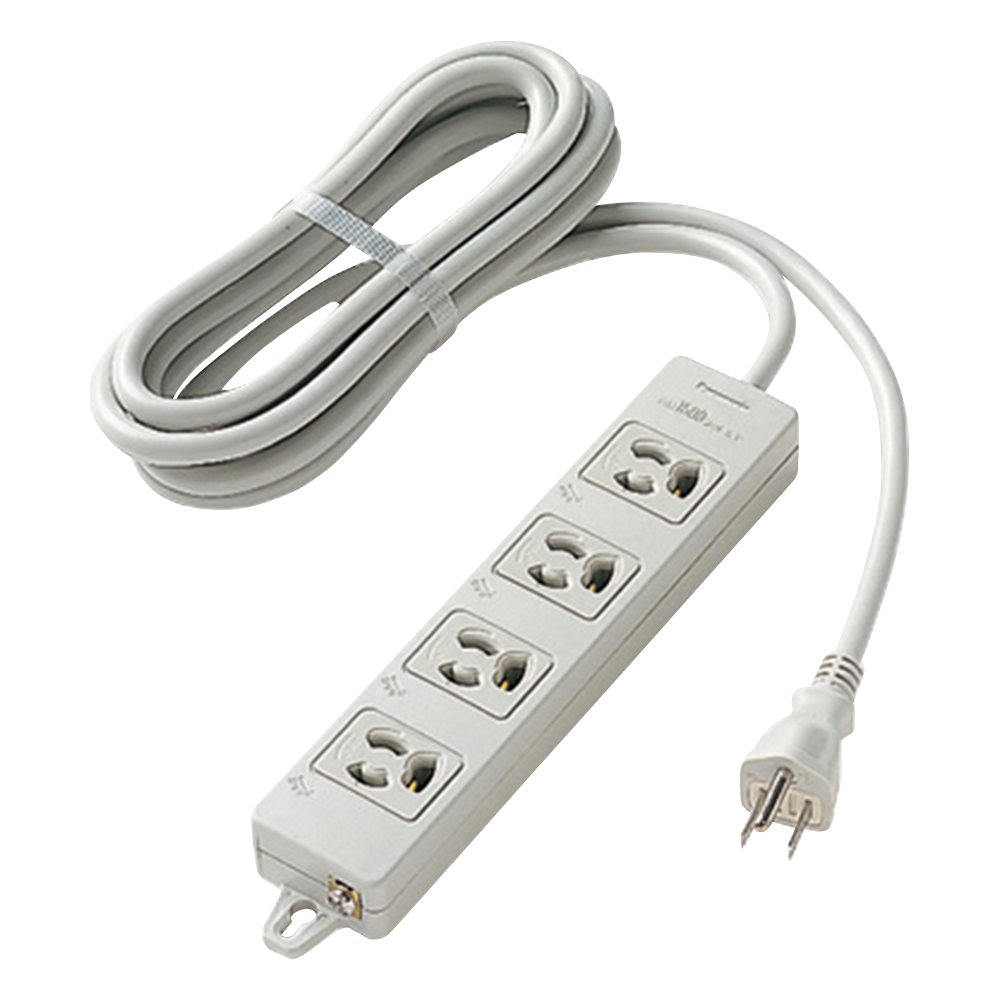 OAタップ（接地15A形）　4個口　3m　抜け止め形画像