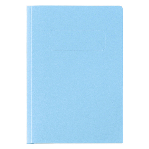 ｶﾗｰﾎﾟｹｯﾄﾎﾙﾀﾞｰ(紙製) 2つ折りﾀｲﾌﾟA5(見開きA4判) ﾌﾞﾙｰ 1冊画像