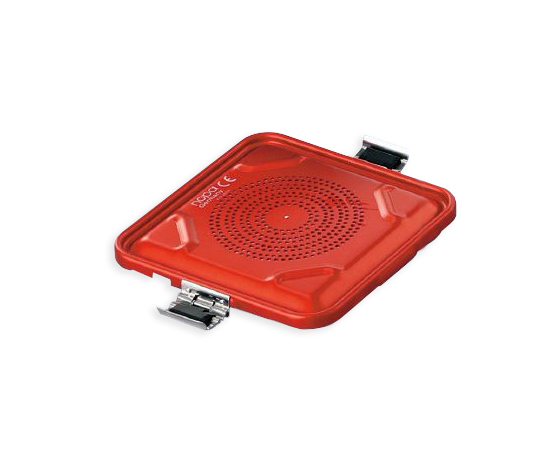 滅菌コンテナ S用蓋 レッド画像