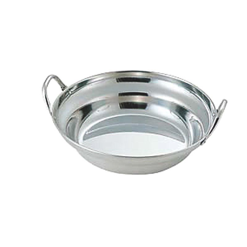 テーブル用品 桃印 18-0よせ鍋 18cm画像