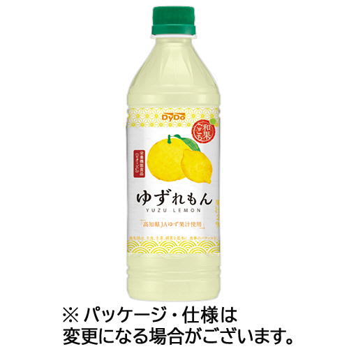 和果ごこち ゆずれもん 500mL ﾍﾟｯﾄﾎﾞﾄﾙ 1ｾｯﾄ(48本:24本×2ｹｰｽ)画像