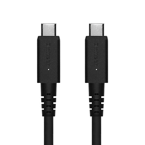 やわらかで高速転送　C　to　Cケーブル　PD60W　ブラック　1m　1本画像