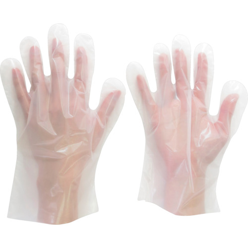 ミドリ安全　ポリエチレン製ディスポ手袋　Ｍサイズ　（１００枚入）画像