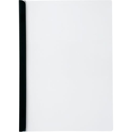 スライドバーファイルＡ４縦５０枚とじ　黒１０冊画像