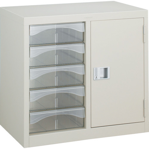 ﾚﾀｰｹｰｽ A4型･扉棚付ｺﾝﾋﾞ 深型引出し 1台画像