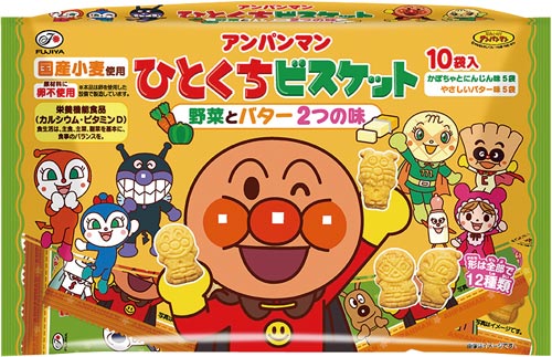アンパンマンひとくちビスケット１０Ｐ画像