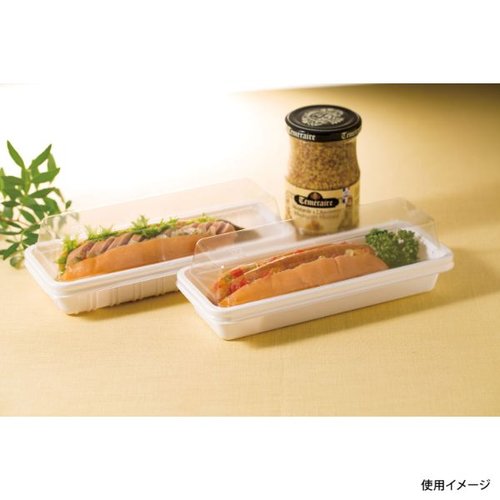 軽食容器 スーパーレンジUK 白 スミ 商品全体が俯瞰のアングルで整然と配置されている状態