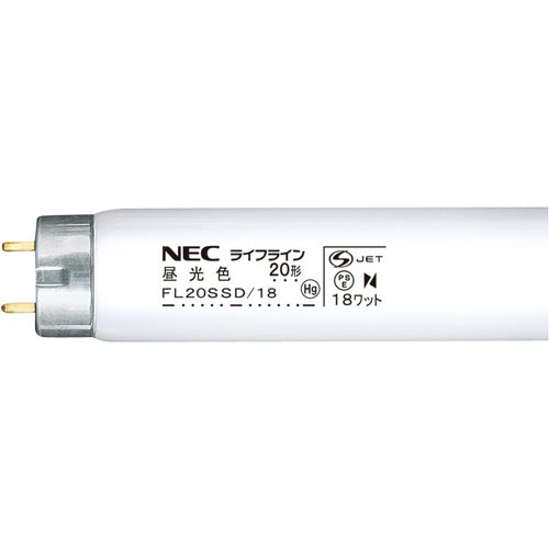 直管蛍光灯グロースタータ２０Ｗ　昼光色　２５本画像