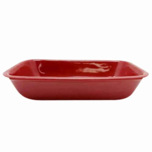 グラタン皿 25cm ラザニア HINATA 皿 食器 洋食器 耐熱 陶器 レッド画像