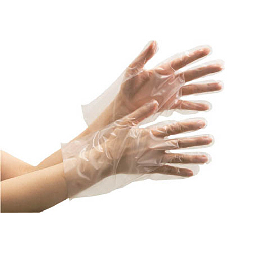 ﾎﾟﾘｴﾁﾚﾝ使い捨て手袋 外ｴﾝﾎﾞｽ ｸﾘｱ S 1箱(200枚)画像