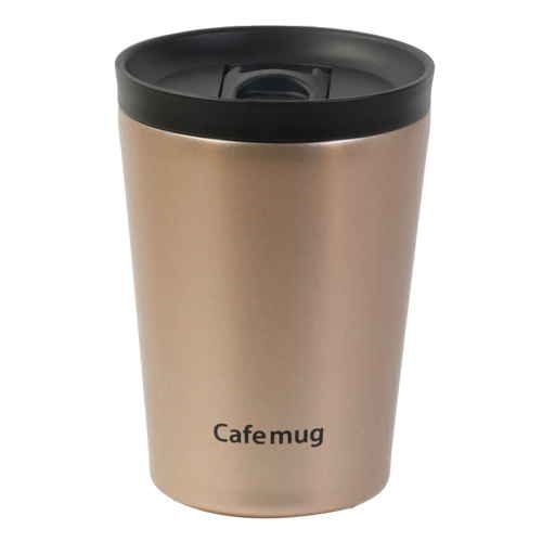 タンブラー カフェマグ 蓋付タンブラー 300ml ゴールド画像