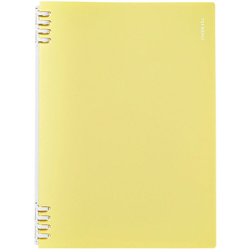 ﾘﾝｸﾞﾉｰﾄ ﾃﾌﾚｰﾇ B5ﾀﾃ 黄 1ｾｯﾄ(5冊)画像