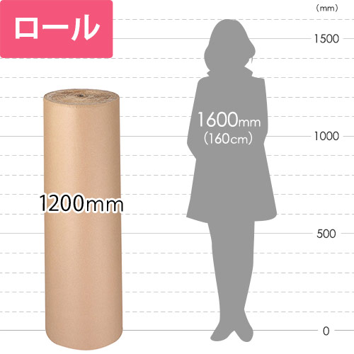 形に添って梱包出来て便利！プチプチ付き巻きダンボール