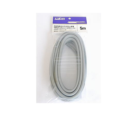 耐紫外線ポリエチレン絶縁シース平型ケーブル　5m　1.6mm　2芯画像