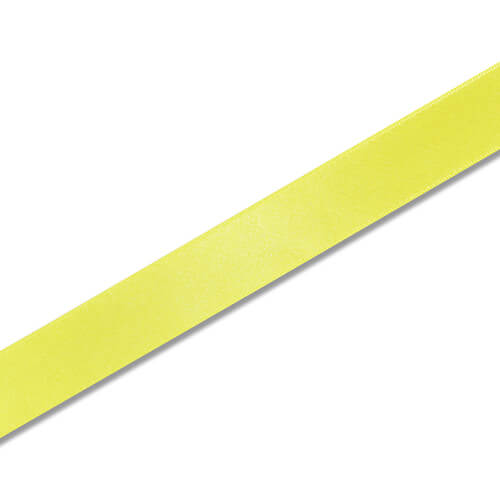 HEIKO シングルサテンリボン 24mm幅×20m巻 黄色画像