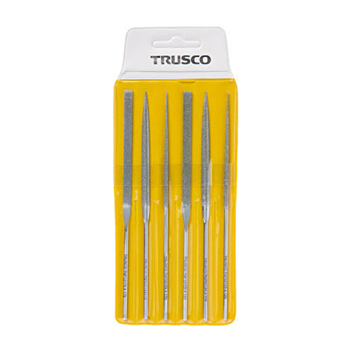ダイヤモンドニードルヤスリ　セット　平・半丸・丸　6本　1セット画像