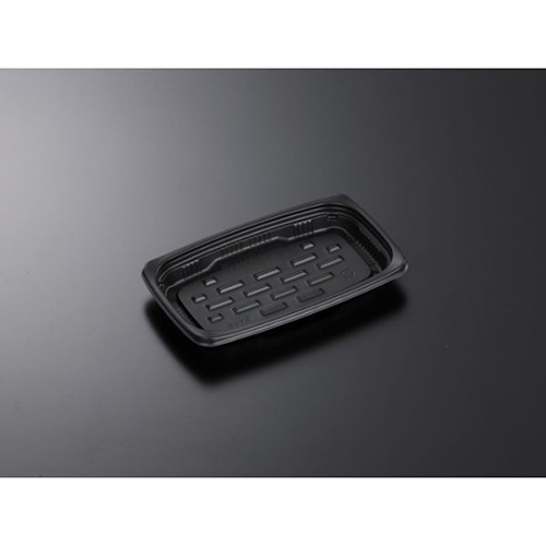 中央化学 軽食容器 CT デリトップ 18-11 BK 本体画像