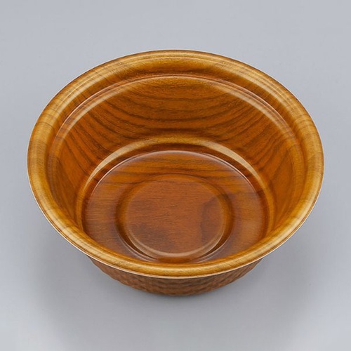 シーピー化成 どんぶり容器 TNパイン17浅 栓木 本体画像