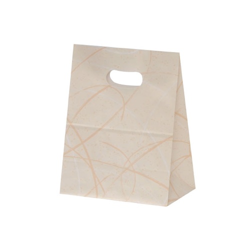 パックタケヤマ 紙手提袋 イーグリップ M ユウビベージュ画像