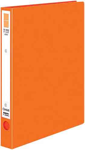 リングファイル＜ＥＲ＞橙Ａ４縦背幅３９ｍｍ　５冊画像