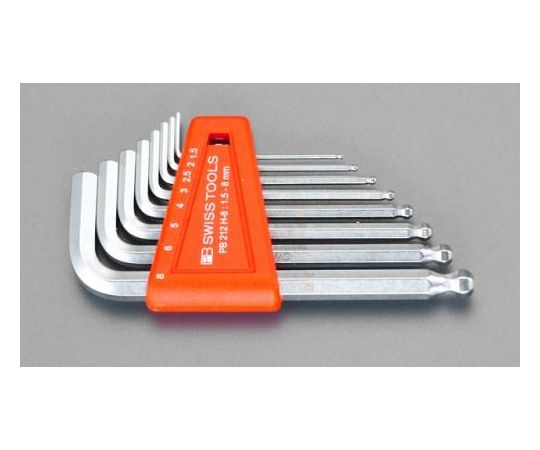 1.5- 8mm/８本組 [Ball-Hexagon]キーレンチ