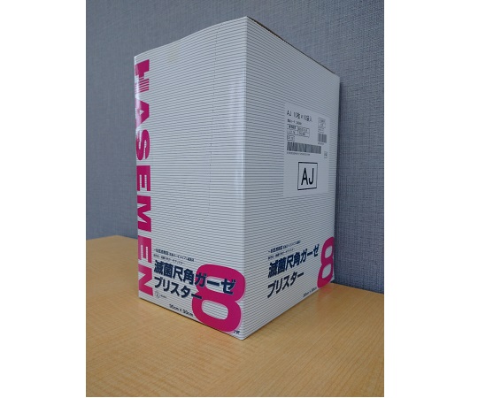 滅菌尺角ガーゼ（ブリスター AJ） 8つ折 10枚×10袋画像