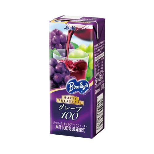 バヤリースグレープ１００紙２００ｍｌ×２４本画像