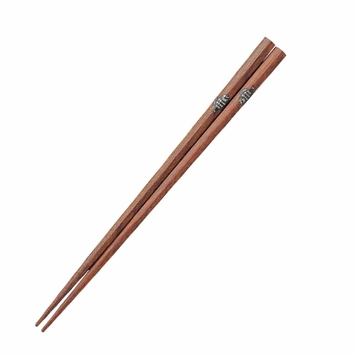 箸 21cm 六角天然木 木製 しま鯛画像