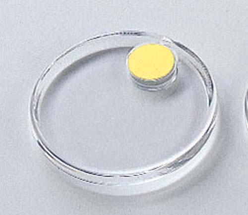 強力カラーマグネットクリヤー４０ｍｍ２個入黄