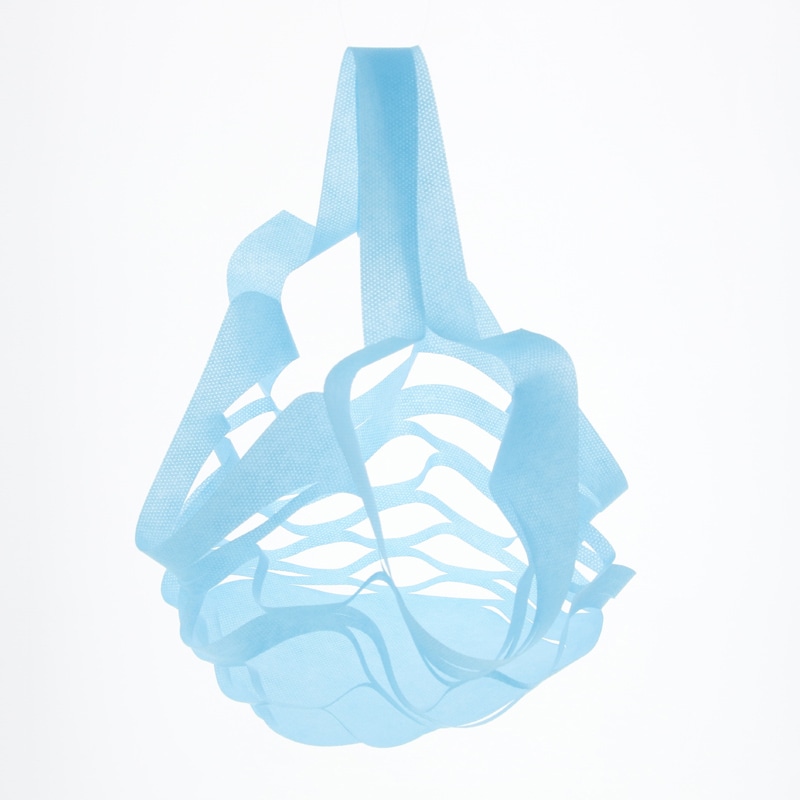 のび×２バッグ　Ｌ　ブルー画像