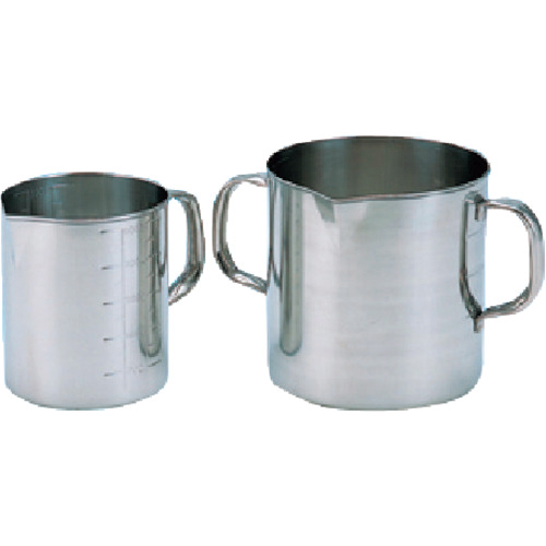 TGK ﾋﾞｰｶｰｽﾃﾝﾚｽ製片手目盛付 1L 1個画像