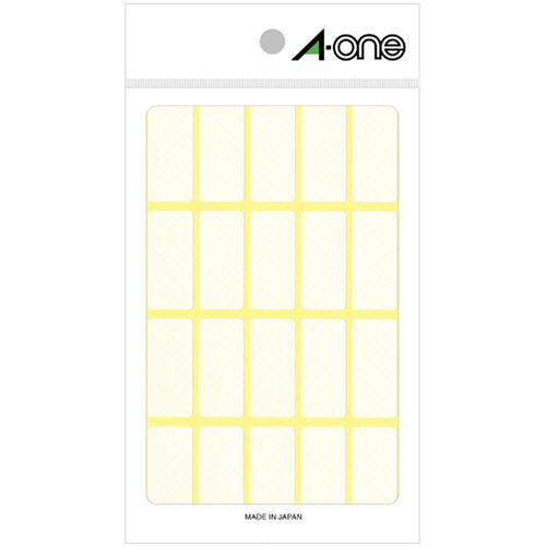 ﾌﾘｰﾗﾍﾞﾙ[手書き用] 白無地 15×33mm 1ﾊﾟｯｸ(300片:20片×15ｼｰﾄ)画像