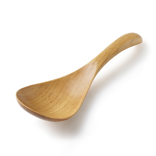 レンゲ 17cm 栗の木 天然木 カトラリー画像