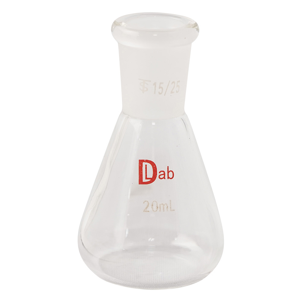 共通摺合三角フラスコ（硼珪酸ガラス-1）　20mL　15/25画像