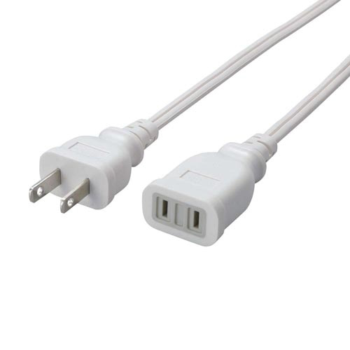 電源延長ケーブル　２ピン－２ピン　５ｍ