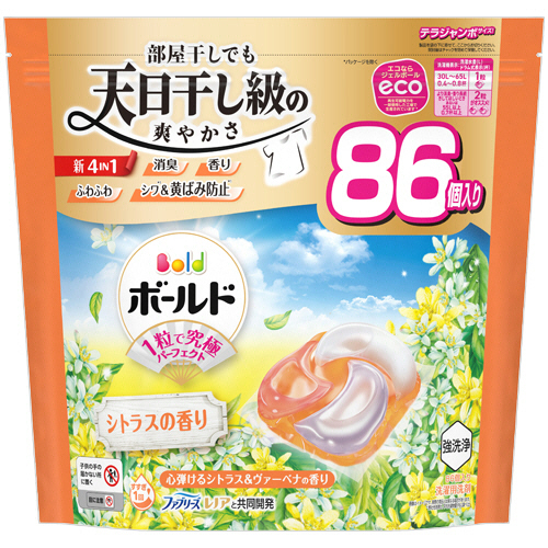 ﾎﾞｰﾙﾄﾞ ｼﾞｪﾙﾎﾞｰﾙ4D 心弾けるｼﾄﾗｽ&ｳﾞｧｰﾍﾞﾅ 詰替 ﾃﾗｼﾞｬﾝﾎﾞ 1ﾊﾟｯｸ(86個)画像