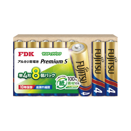 アルカリ乾電池単４サスティナパックプレミアムＳ