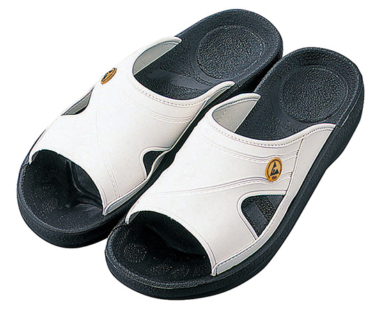 アズピュアESDスリッパ　白　S