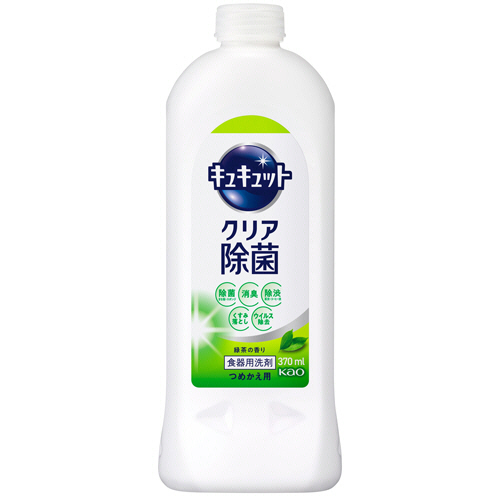 ｷｭｷｭｯﾄ ｸﾘｱ除菌 緑茶の香り つめかえ用 370ml 1本