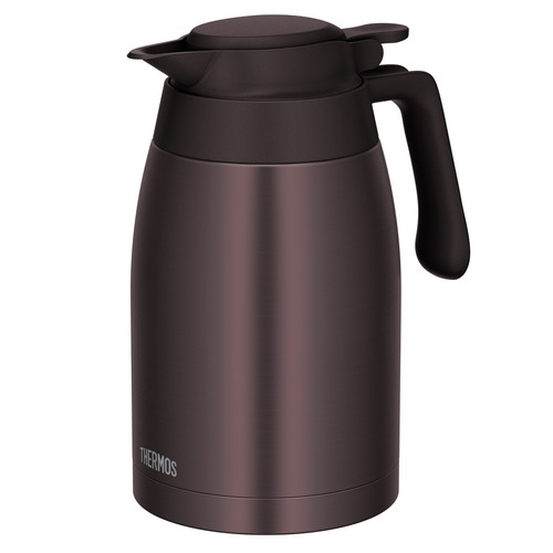 サーモス ポット 1.5L ステンレスポット ブラウン画像
