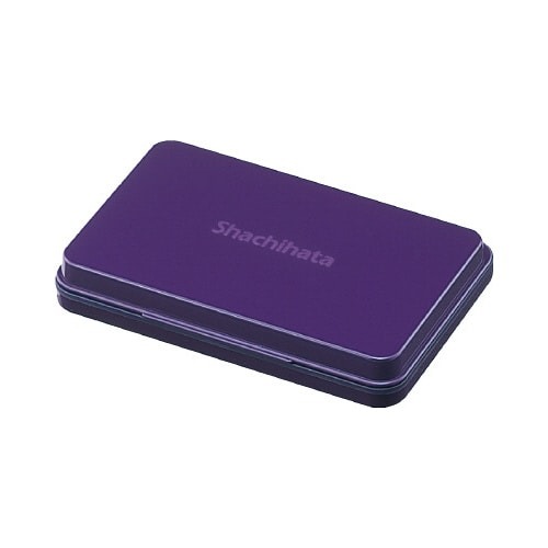 シヤチハタスタンプ台（油性顔料）　中形　紫３個画像