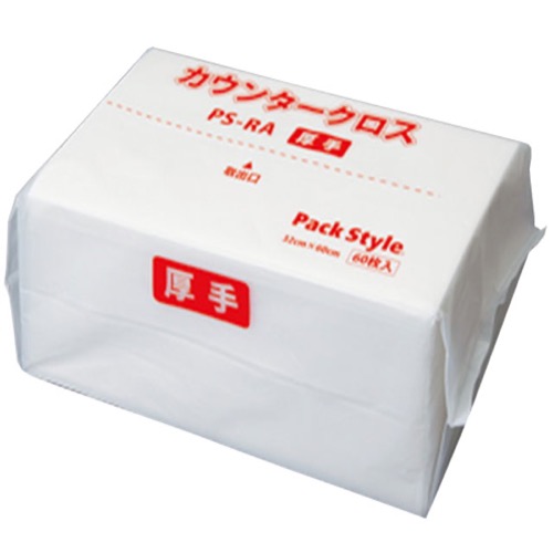 ふきん・クロス PS カウンター クロス ダスター 厚手 ホワイト R パックスタイル画像