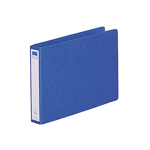 ﾘﾝｸﾞﾌｧｲﾙ(ﾂｲｽﾄﾘﾝｸﾞ) B5ﾖｺ 2穴 200枚 ﾘﾝｸﾞ内径25mm背幅35mm藍 1冊画像