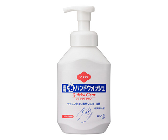 ソフティ 薬用泡ハンドウォッシュ クイック＆クリア 500mL 業務用 1ケース（6本入）画像