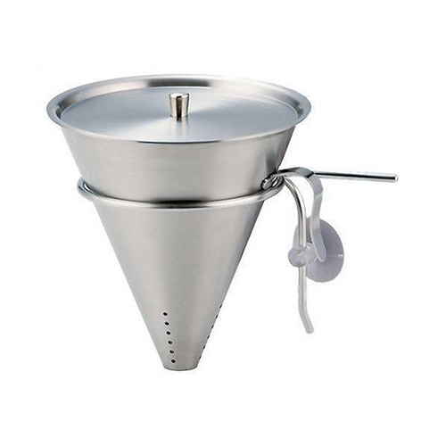 三角コーナー 円錐型 プレミアム・ミズリード コーナーポット ステンレス製 吸盤付き